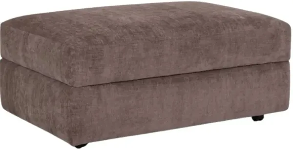 Franklin Talise Saganga Mink Storage Ottoman with Caster Legs