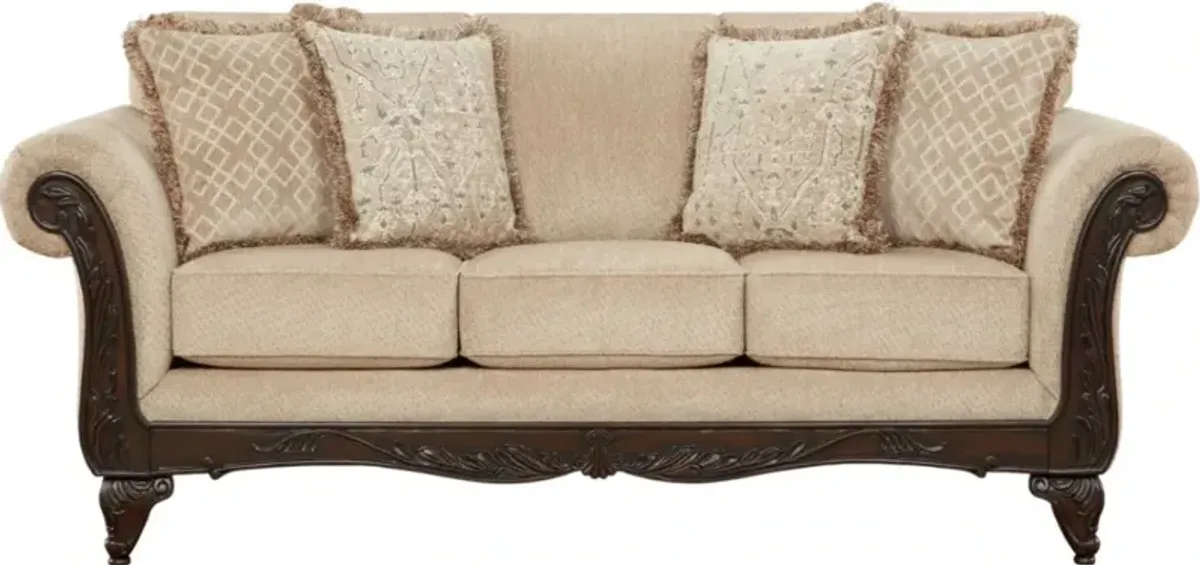 Affordable Furniture 8550 Emma Wheat Sofa