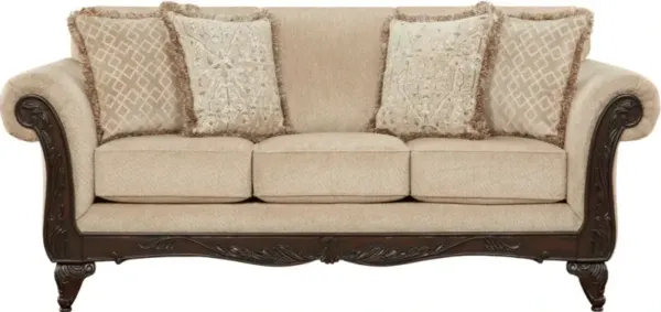 Affordable Furniture 8550 Emma Wheat Sofa
