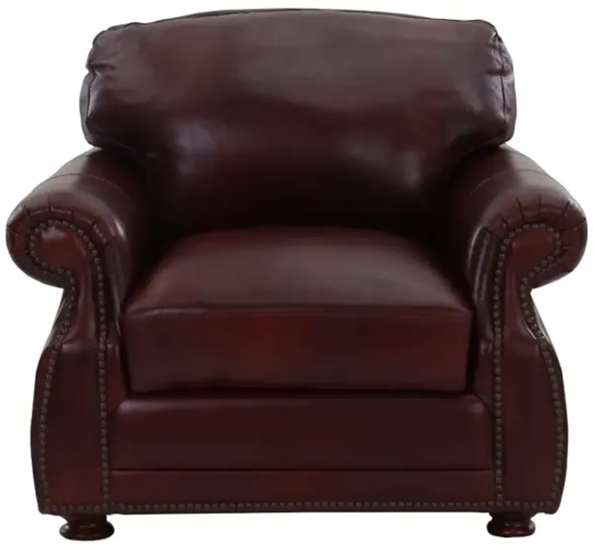 USA Premium Leather Bordeaux Chair