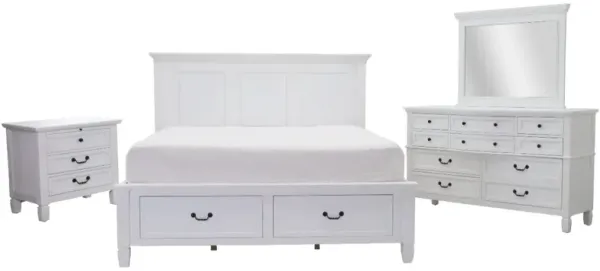 White Haven King 4 Piece Bedroom Group