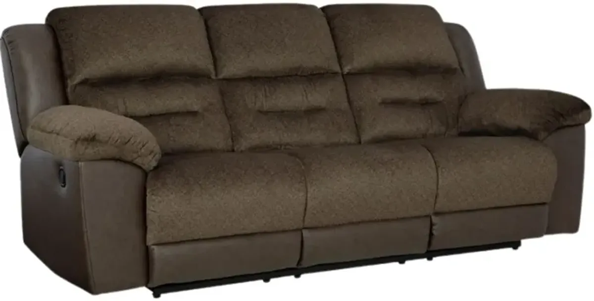 BenchcraftÂ® Dorman Chocolate Manual Reclining Sofa