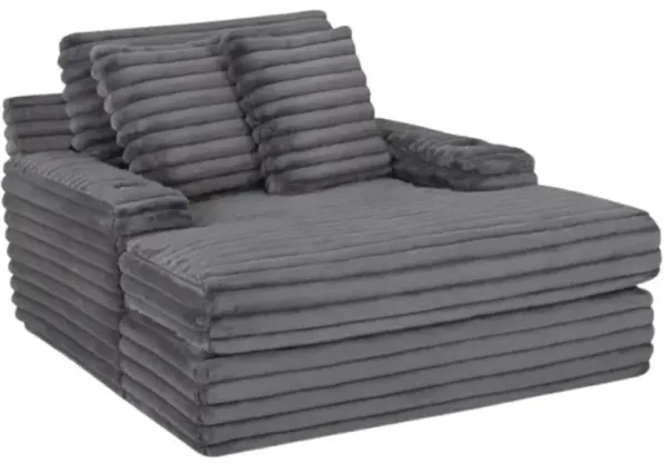 Franklin Bellini Cloud Dark Gray Chaise Lounger