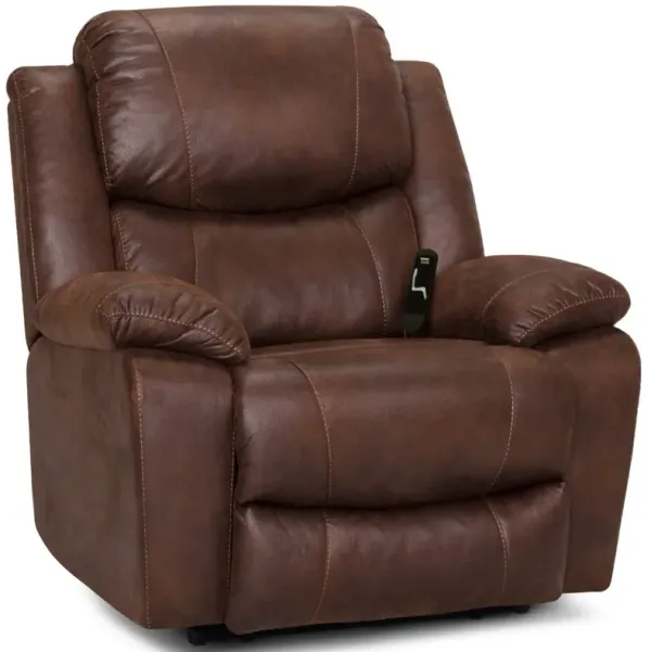Franklin Ceaser Westview Cocoabean Power Oversized Rocker Recliner