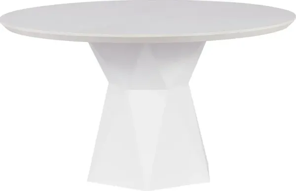 Universal Explore Home Love. Joy. Bliss.-Miranda Kerr Home Geranium Alabaster Round Dining Table