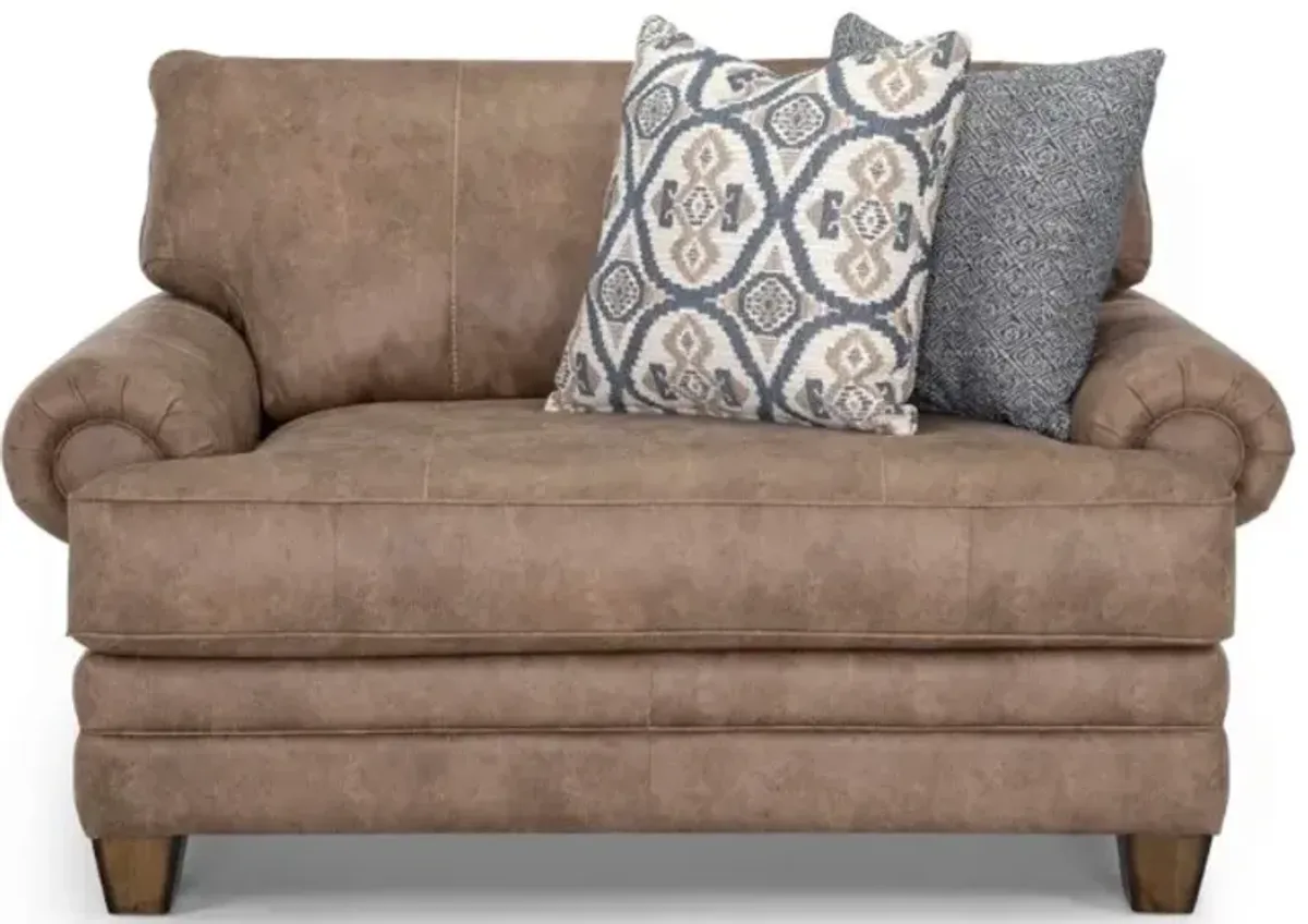 Franklin Sicily Chief Hazelnut Chair and a Half