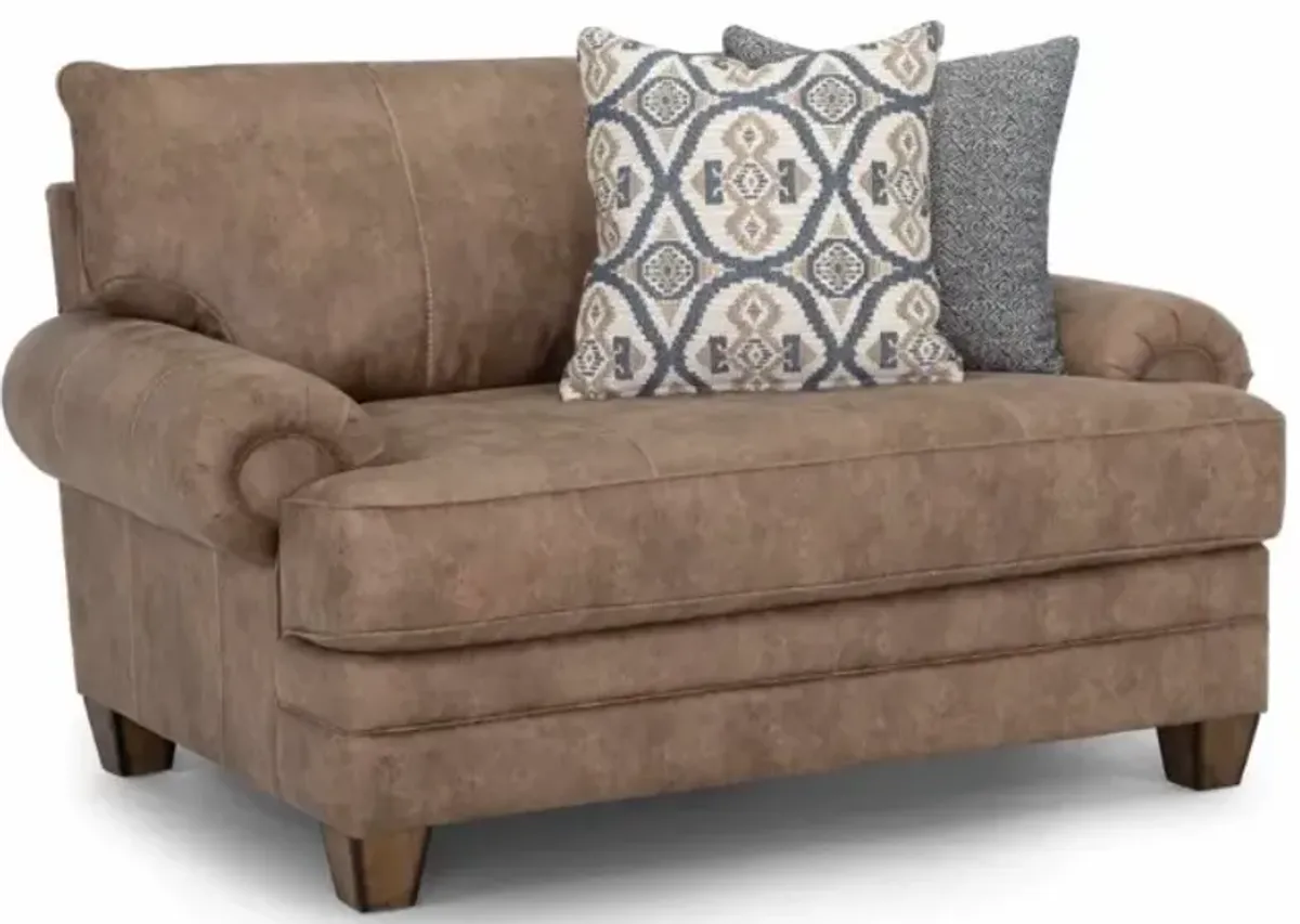 Franklin Sicily Chief Hazelnut Chair and a Half