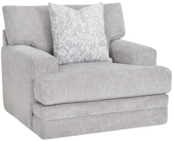 Franklin Sterling Matcha Nickel Swivel Chair