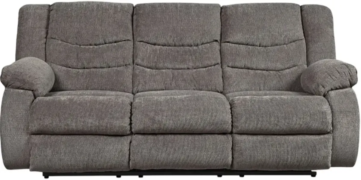Signature Design by AshleyÂ® Tulen Gray Reclining Sofa