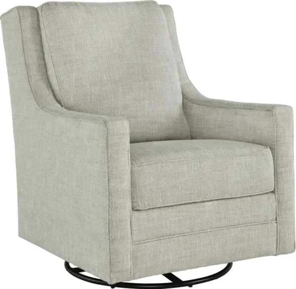 Signature Design by AshleyÂ® Kambria Fog Swivel Glider Chair