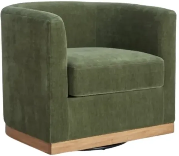 Signature Design by AshleyÂ® Jersonlow Forest Green Swivel Chair