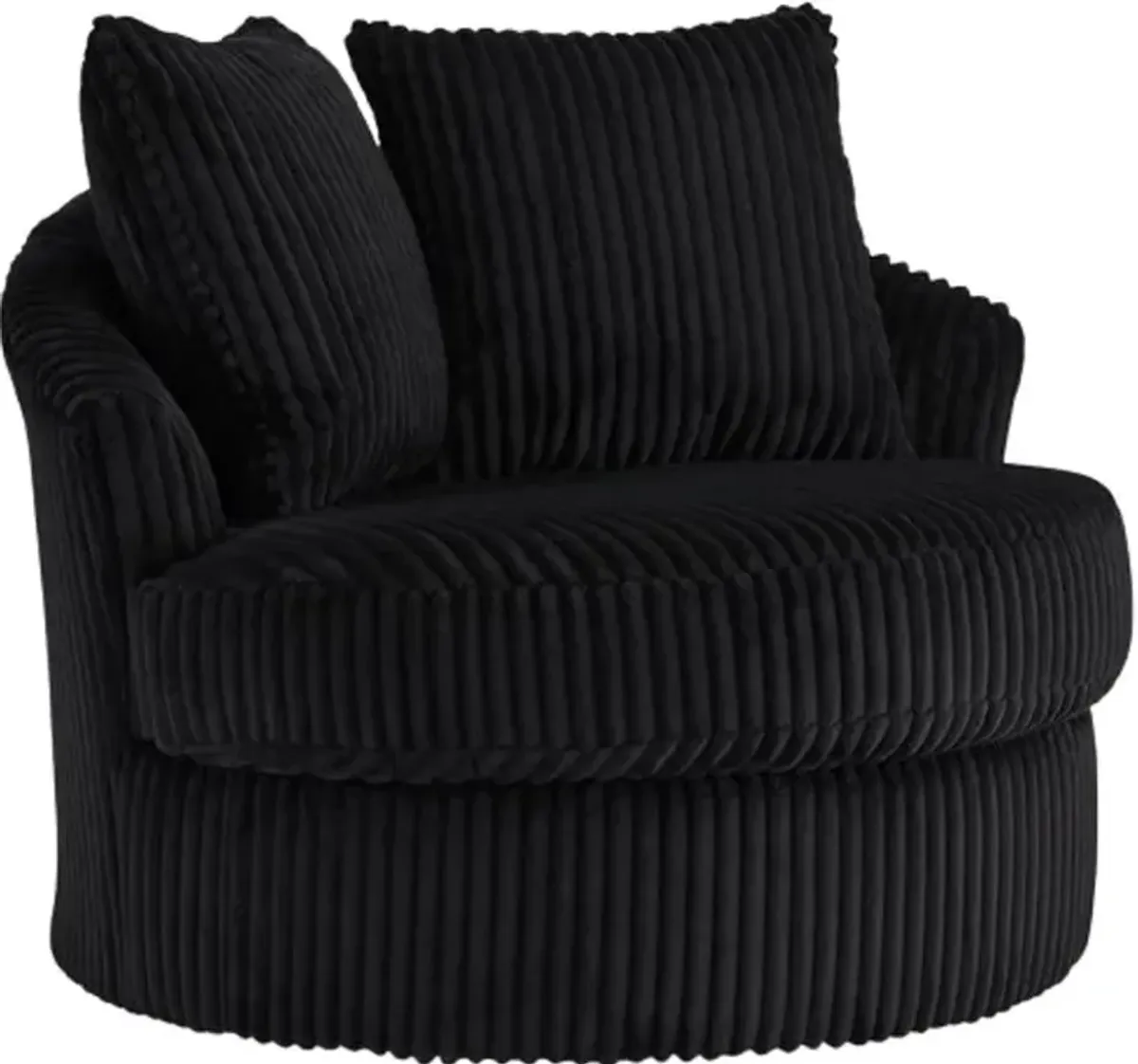 Signature Design by AshleyÂ® Gramwell Onyx Swivel Chair