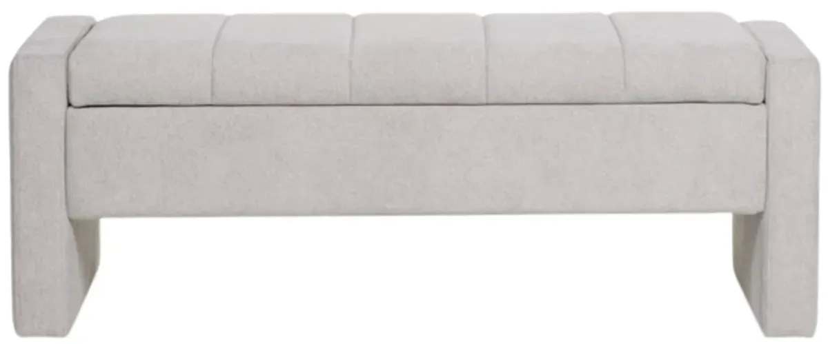 Signature Design by AshleyÂ® Akselman Gray Storage Bench
