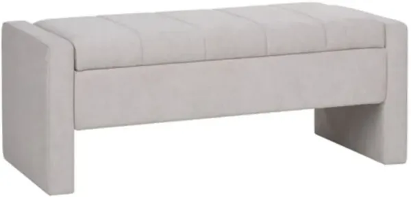 Signature Design by AshleyÂ® Akselman Gray Storage Bench