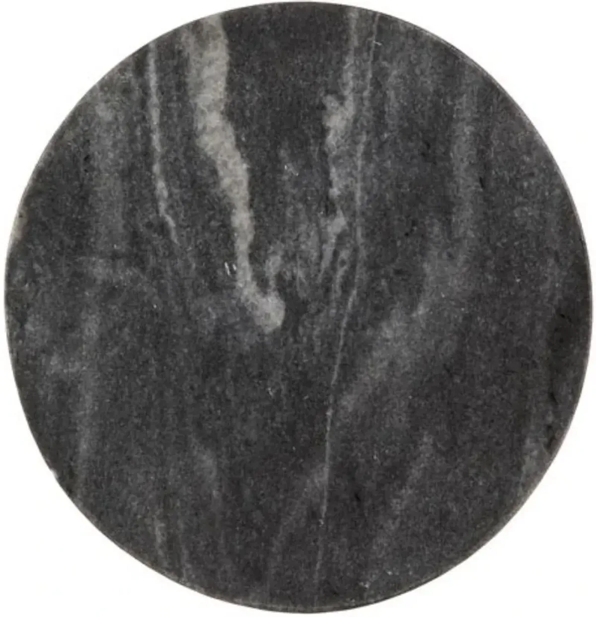 Signature Design by AshleyÂ® Caramont Black Accent Table with White Base