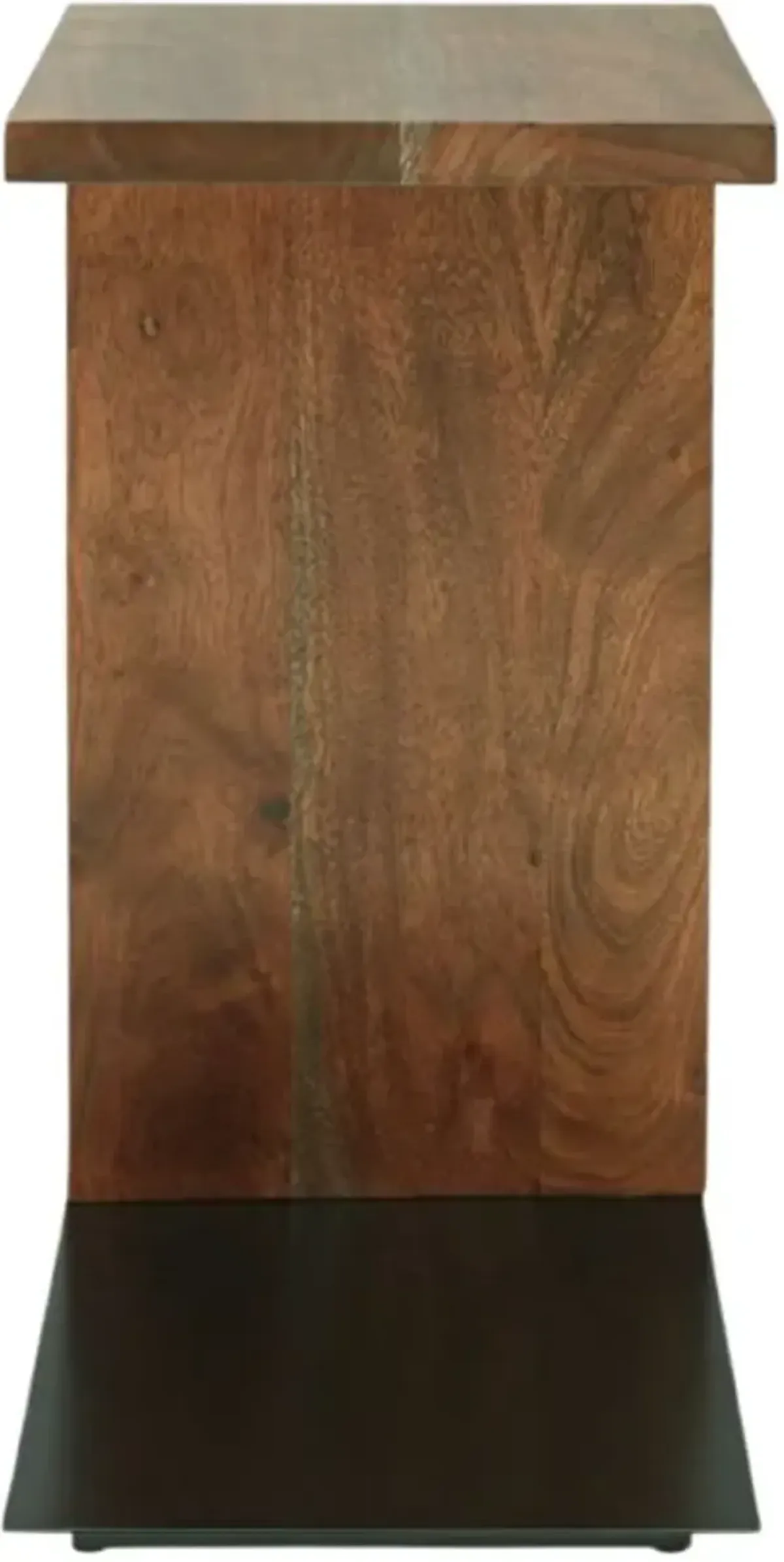 Signature Design by AshleyÂ® Wimshaw Black/Brown Accent Table