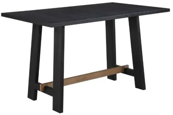 Steve Silver Co. Aubrey 5-Piece Black/Camel Counter Dining Set