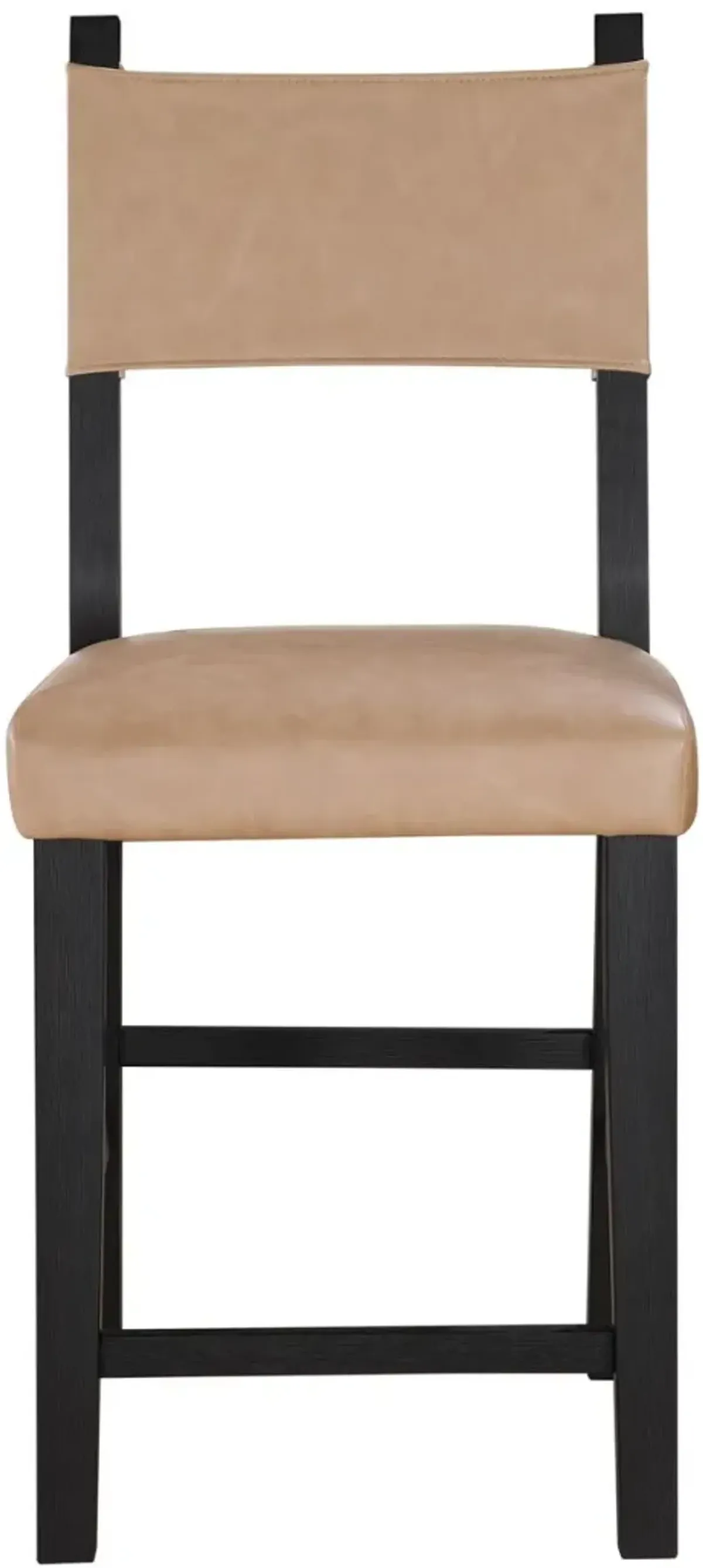 Steve Silver Co. Aubrey Black/Camel Counter Chair