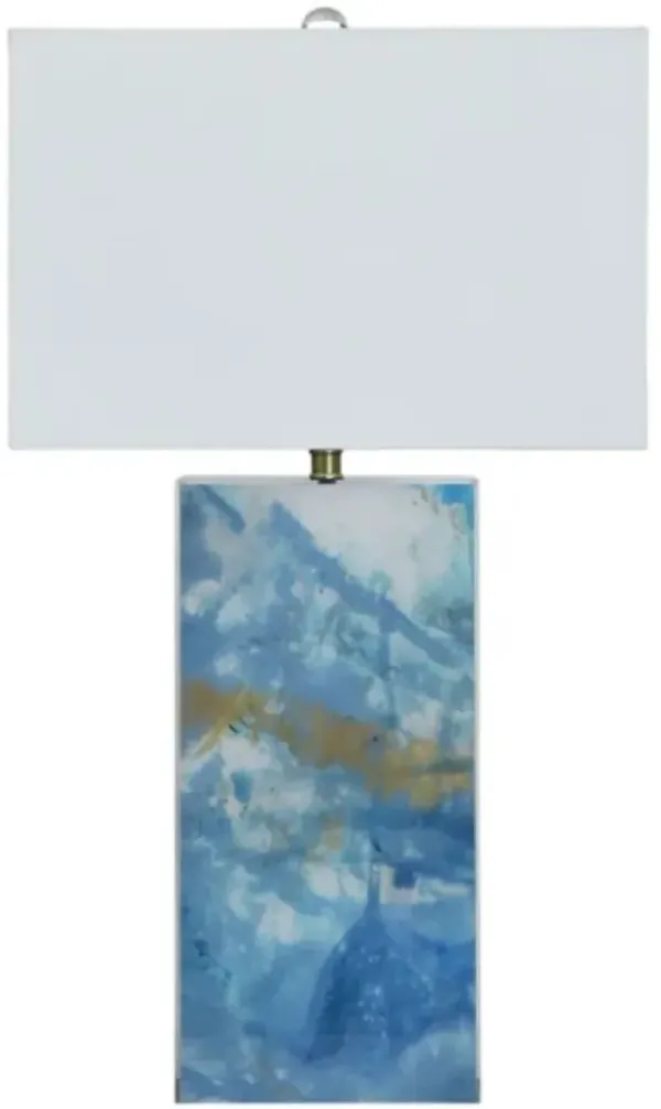 Stylecraft Austin Allen James Ocean Blues Table Lamp