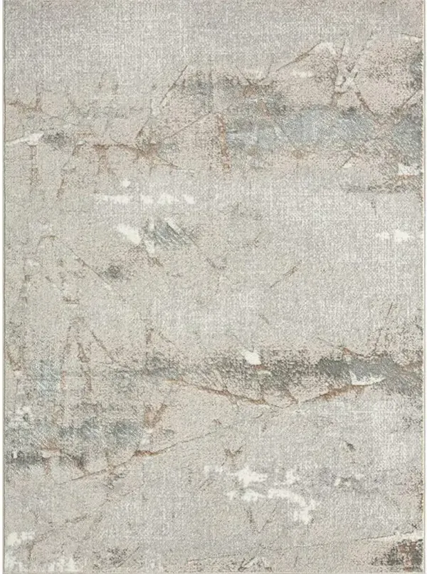 LR Home Antalya Brown/Beige 8'x10' Rectangular Rug