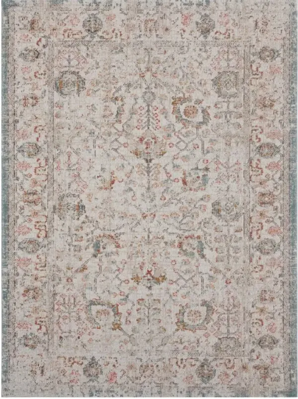 LR Home Antiquity Cream/Beige 9'x12' Rectangular Rug