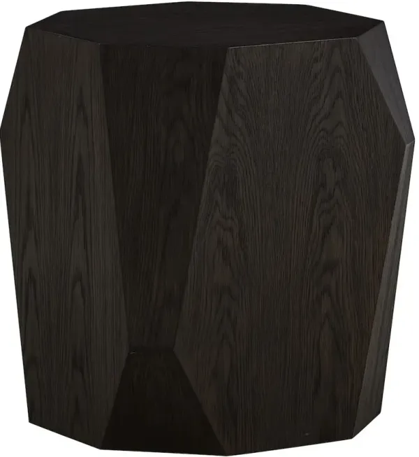 Alder & Tweed Furniture Co Haden Dark Cinder End Table