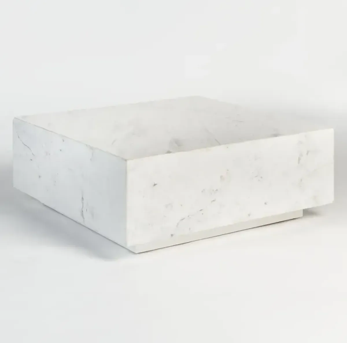 Alder & Tweed Furniture Company Bennett Polar White Coffee Table