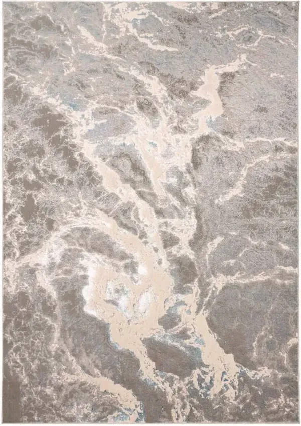 Feizy Azure Gray-Blue 8' X 11' Rug