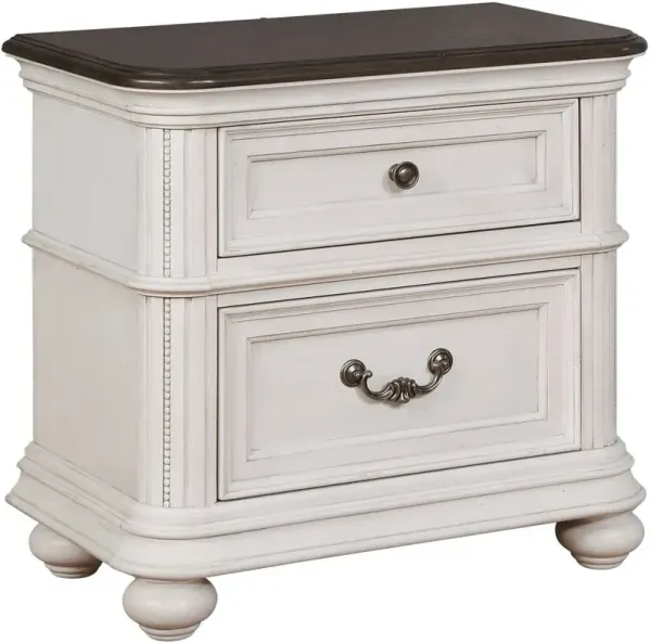 Avalon Furniture B162 Two-Tone Nightstand