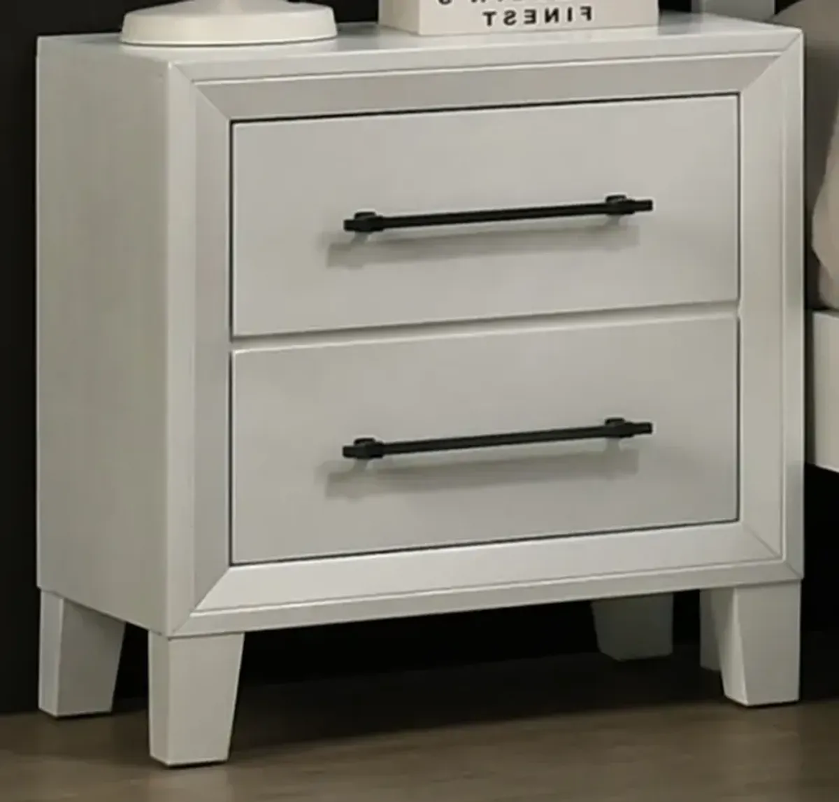 New ClassicÂ® Home Furnishings Ballard White Nightstand
