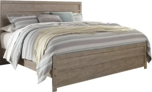 Signature Design by AshleyÂ® Culverbach Gray King Panel Bed