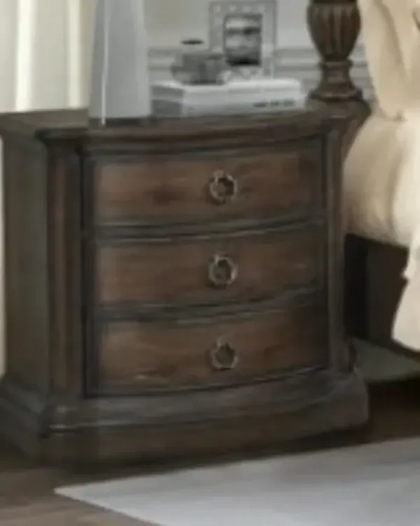 Avalon Furniture English Oak 3-Drawer Nightstand