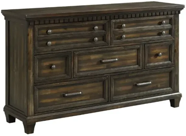 Elements International McCoy Charcoal Dresser