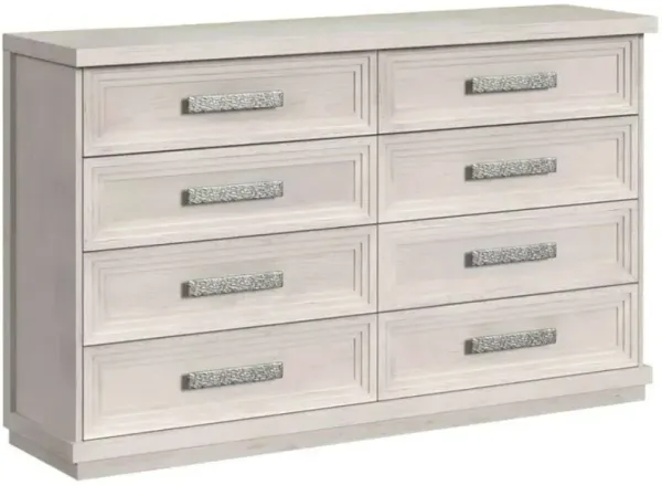 Elements International Avalanche Antique White Dresser