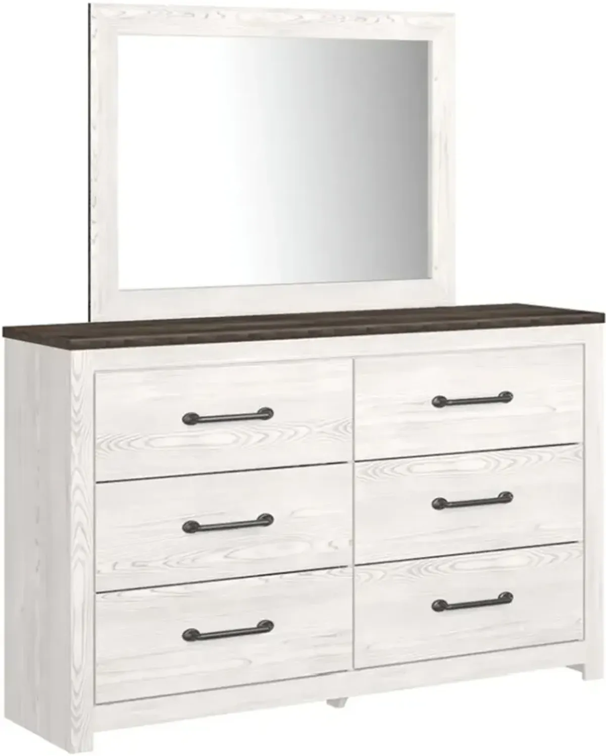 Signature Design by AshleyÂ® Gerridan 3-Piece White/Gray King Bedroom Set