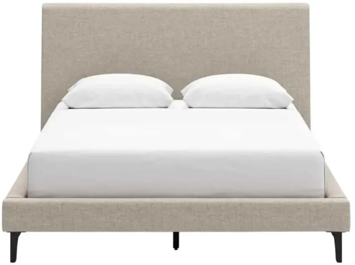 Signature Design by AshleyÂ® Cielden Soft Gray Queen Upholstered Bed