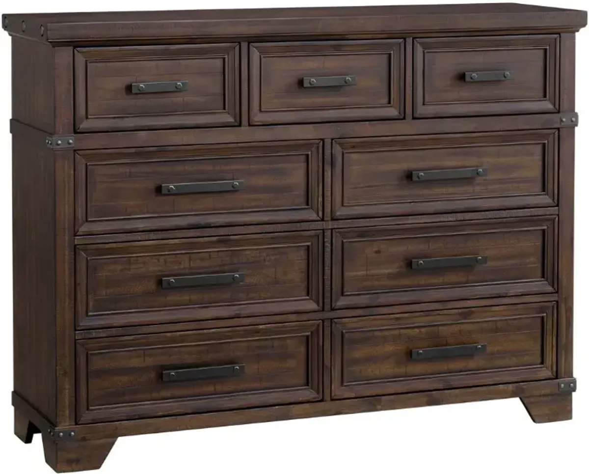 Elements International Colorado City Charcoal Dresser