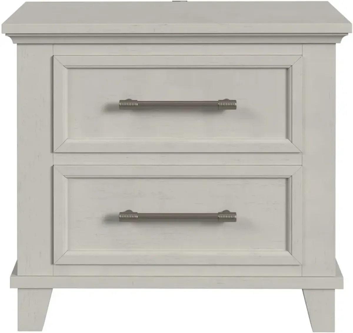 Elements International Canterbury 4-Piece Ivory Queen Storage Bedroom Set