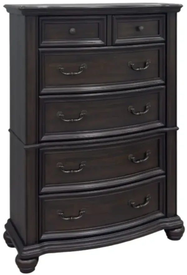 Elements International Brunswick Mahogany Chest