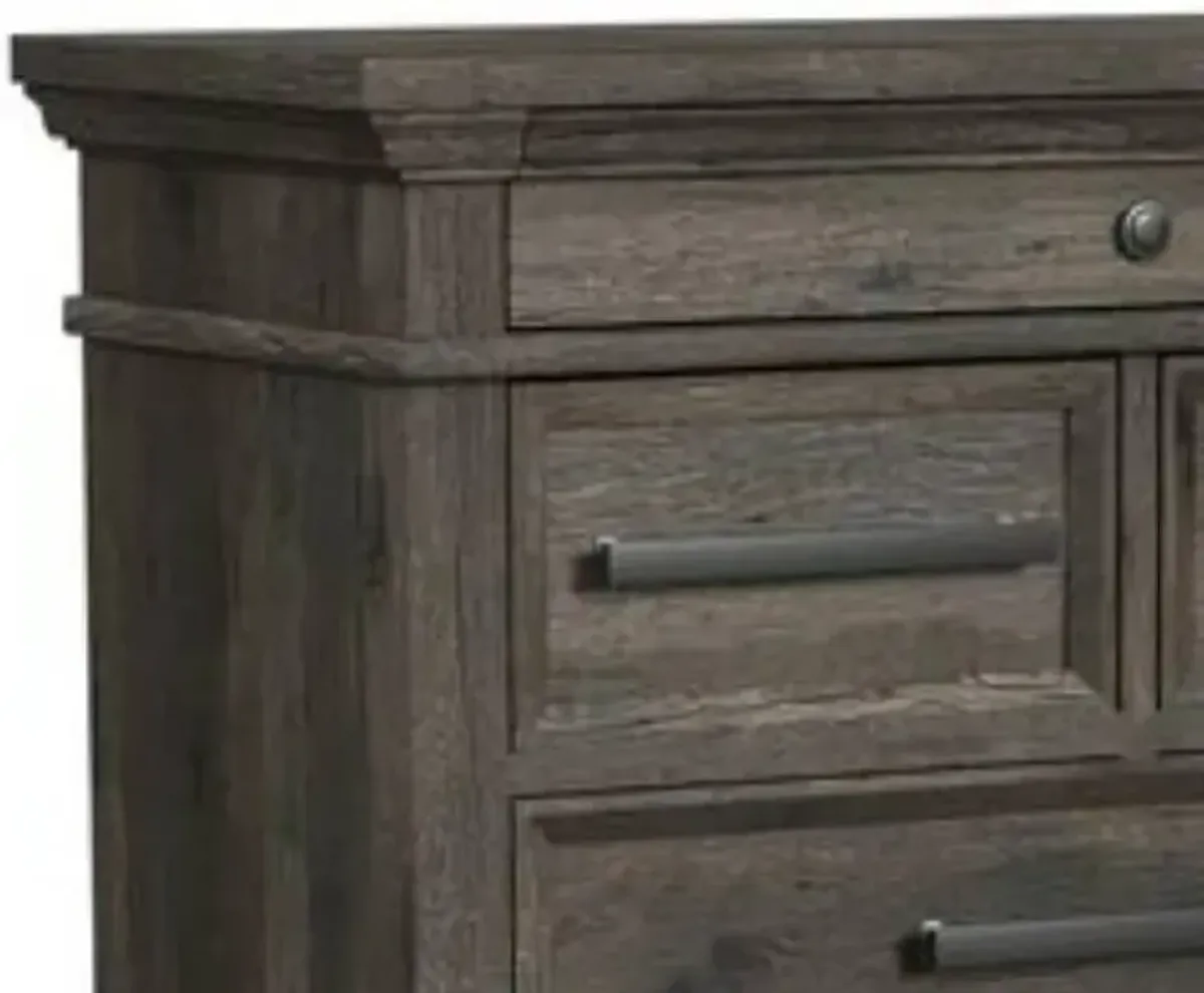 Elements International Park Ridge Charcoal Chest
