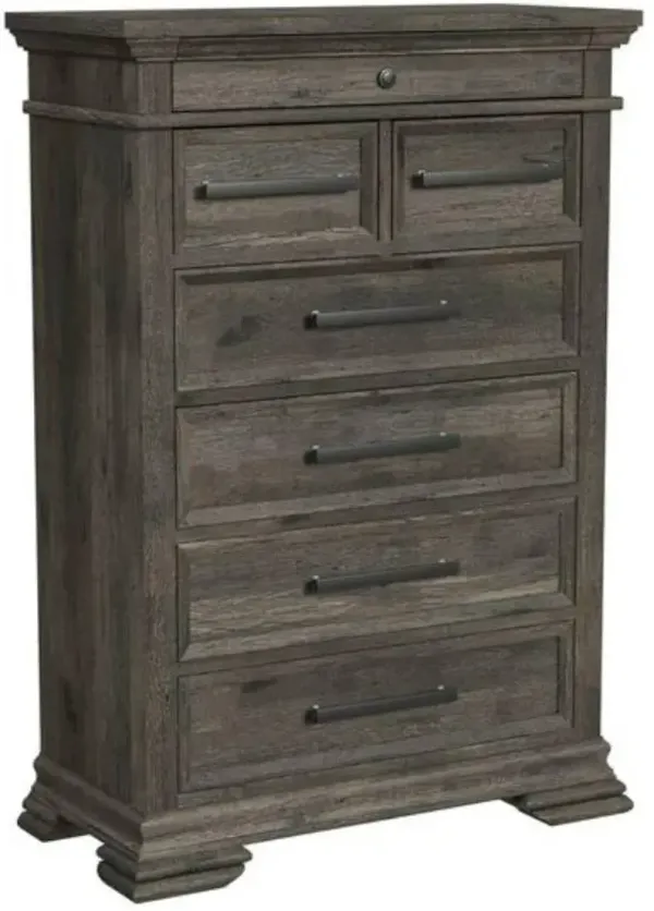 Elements International Park Ridge Charcoal Chest