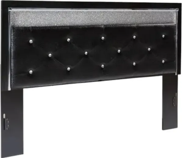 Signature Design by AshleyÂ® Kaydell Black King/California King Upholstered Panel Headboard