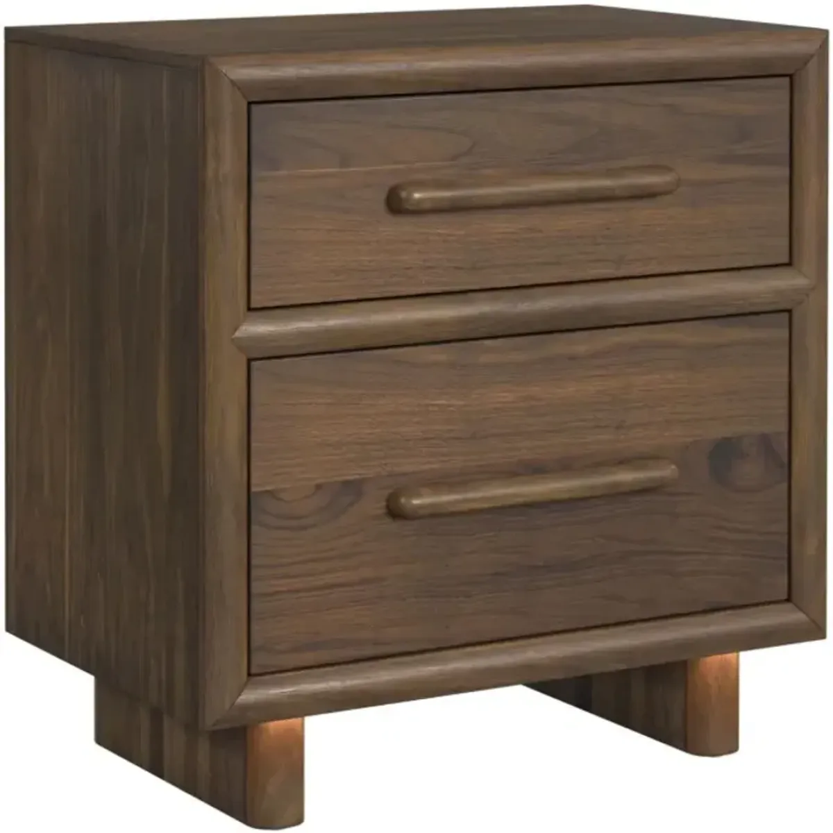 Elements International Brisbane Brown Nightstand