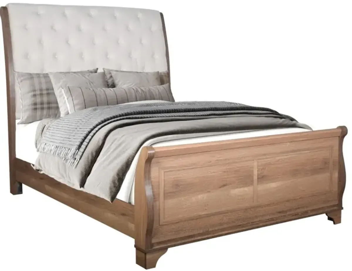 New ClassicÂ® Home Furnishings Coventry Hall 3-Piece Pecan Queen Sleigh Bedroom Set