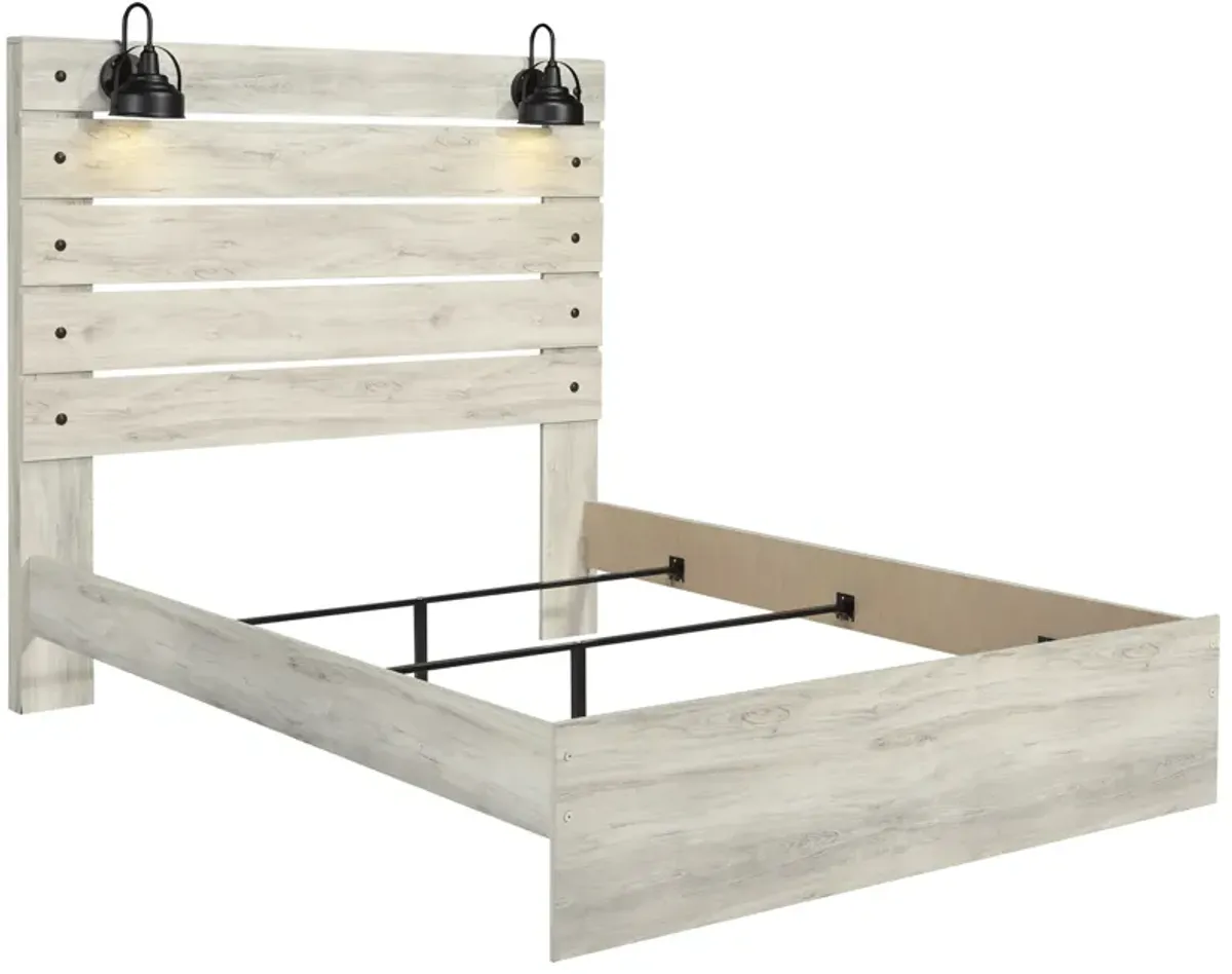Signature Design by AshleyÂ® Cambeck Whitewash Queen Panel Bed