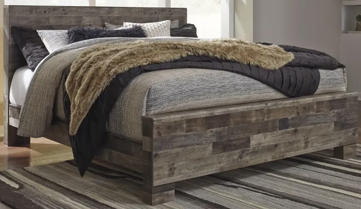 BenchcraftÂ® Derekson 3-Piece Multi-Gray King Bedroom Set