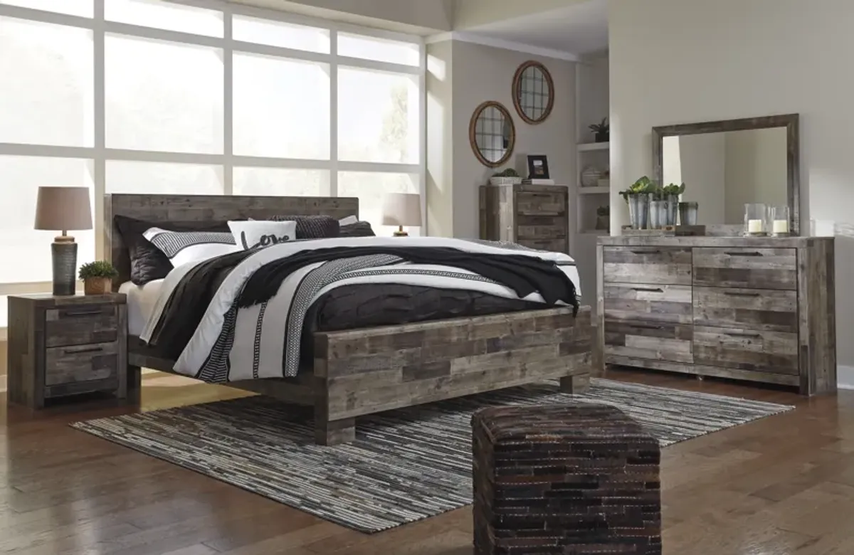 BenchcraftÂ® Derekson 3-Piece Multi-Gray King Bedroom Set