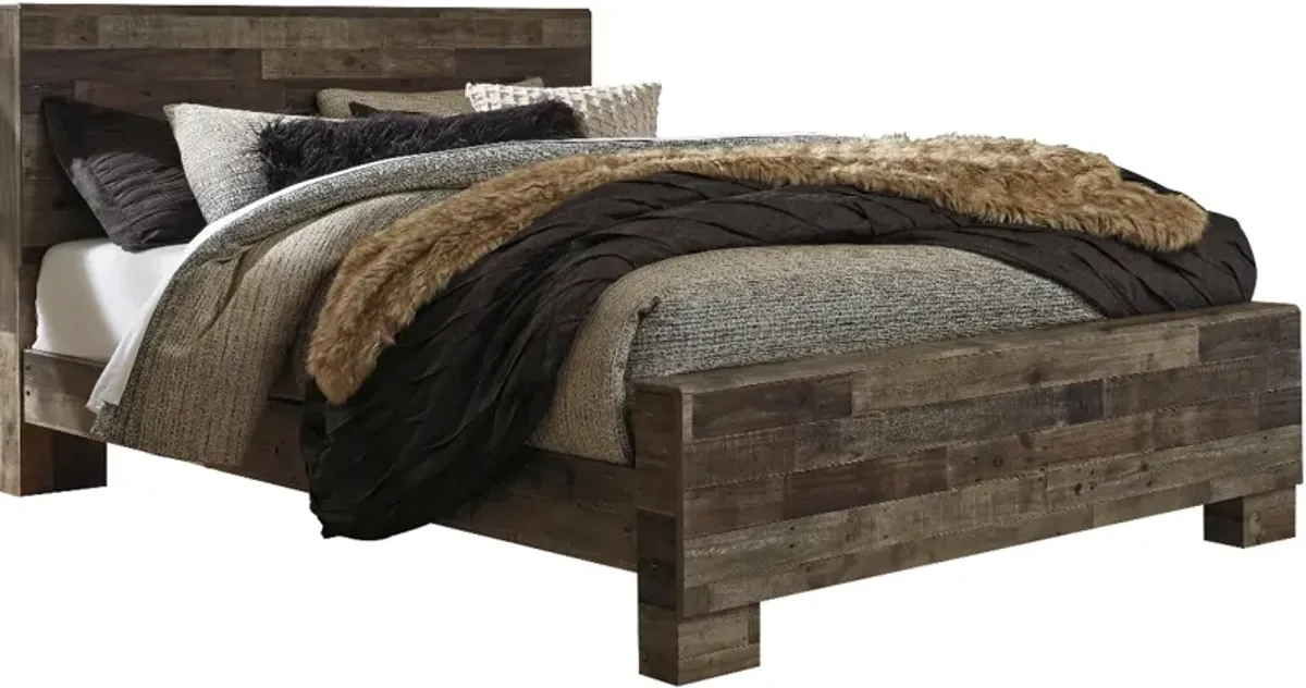 BenchcraftÂ® Derekson Multi Gray Queen Panel Bed