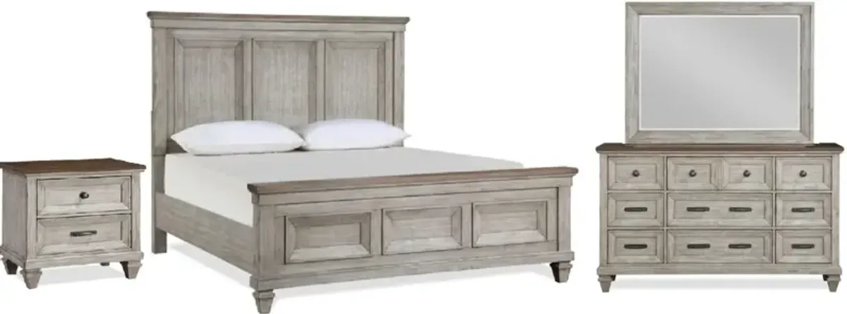 New ClassicÂ® Furniture Mariana 4-Piece Vintage CrÃ¨me King Bedroom Set