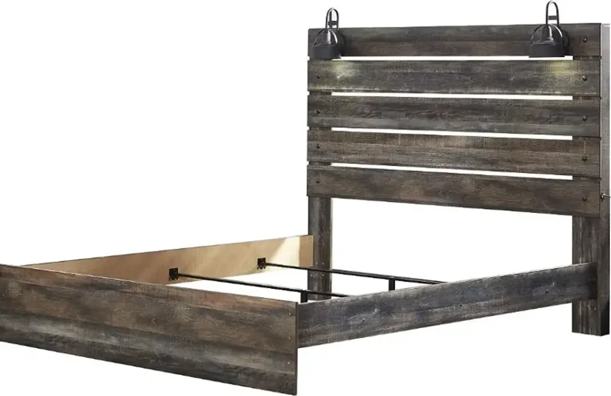 Signature Design by AshleyÂ® Drystan Brown King Panel Bed